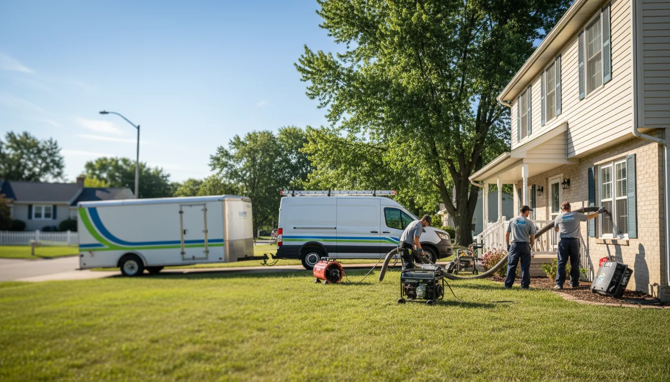 Flooded Basement Restoration And Cleanup With Repair in Scottville, MI near me